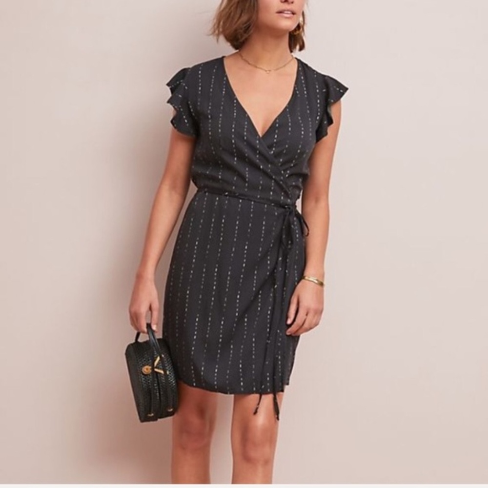 Anthropologie Cloth & Stone Carter Wrap Dress Sz M
